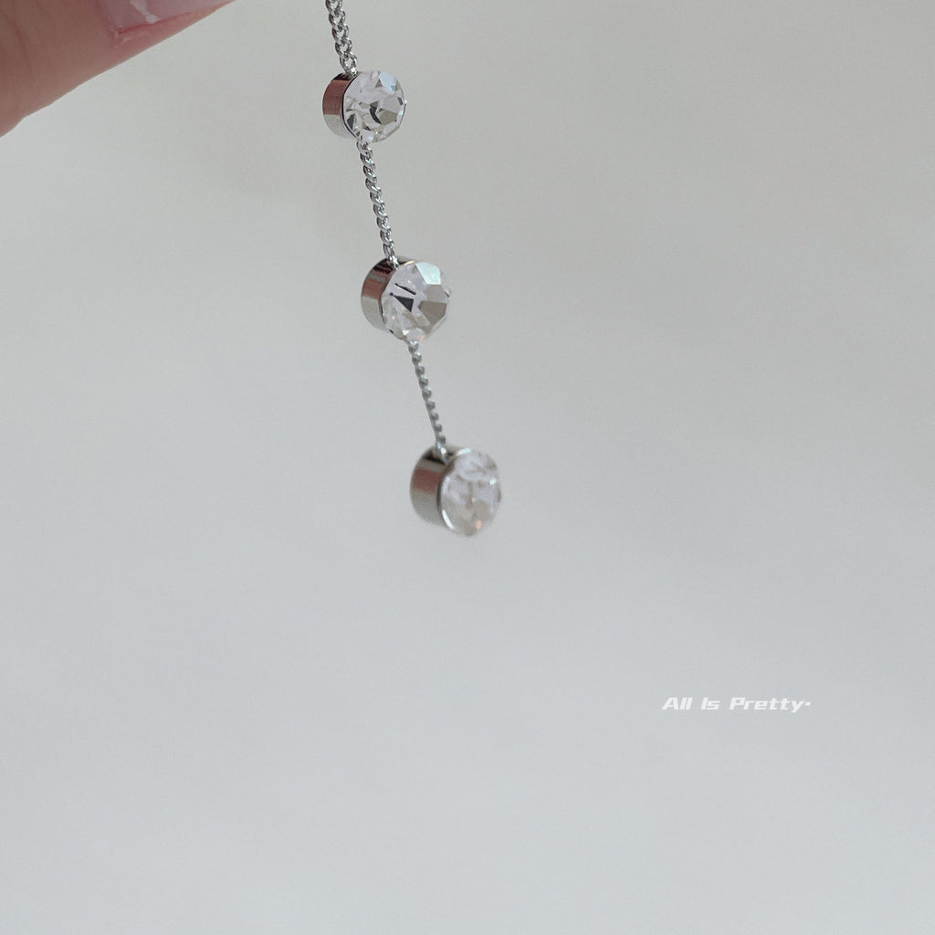 Teardrops crystal earrings
