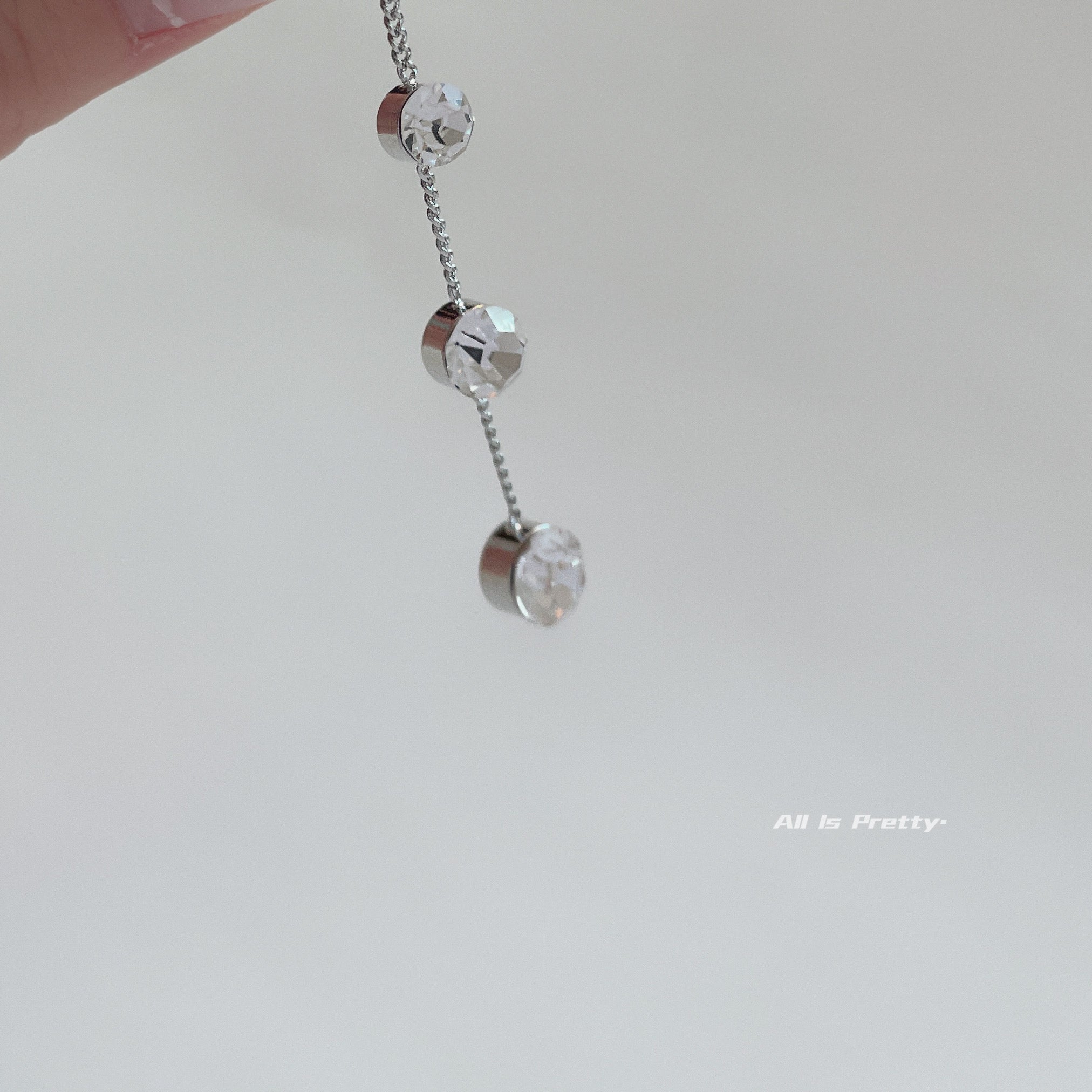 Teardrops crystal earrings
