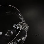 Crystal link chain ring