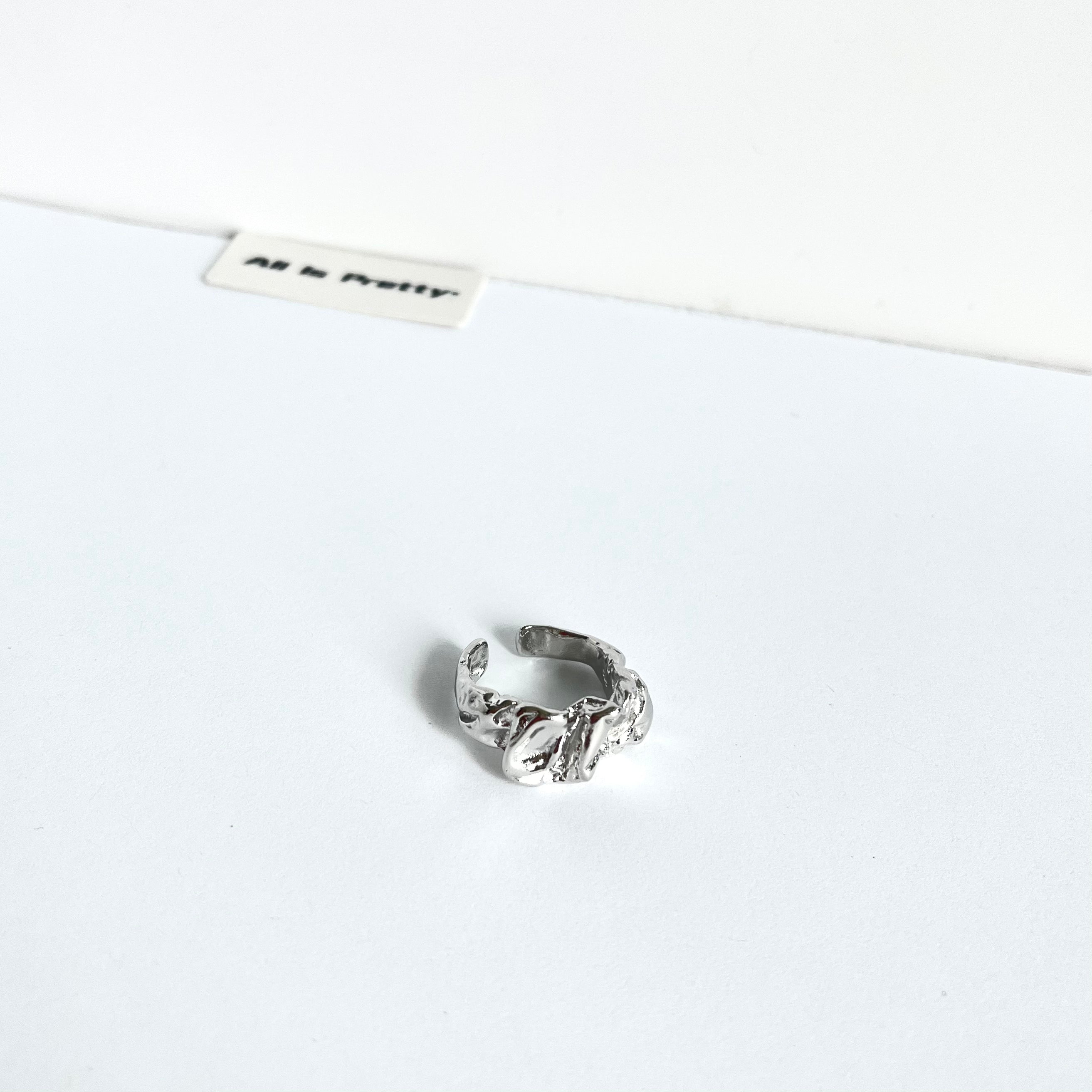 Handmade sterling silver ring