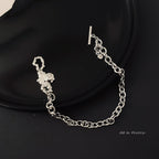 Sculpture chain bracelet