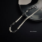 Pearl linked necklace