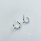 Tiny hoop earrings