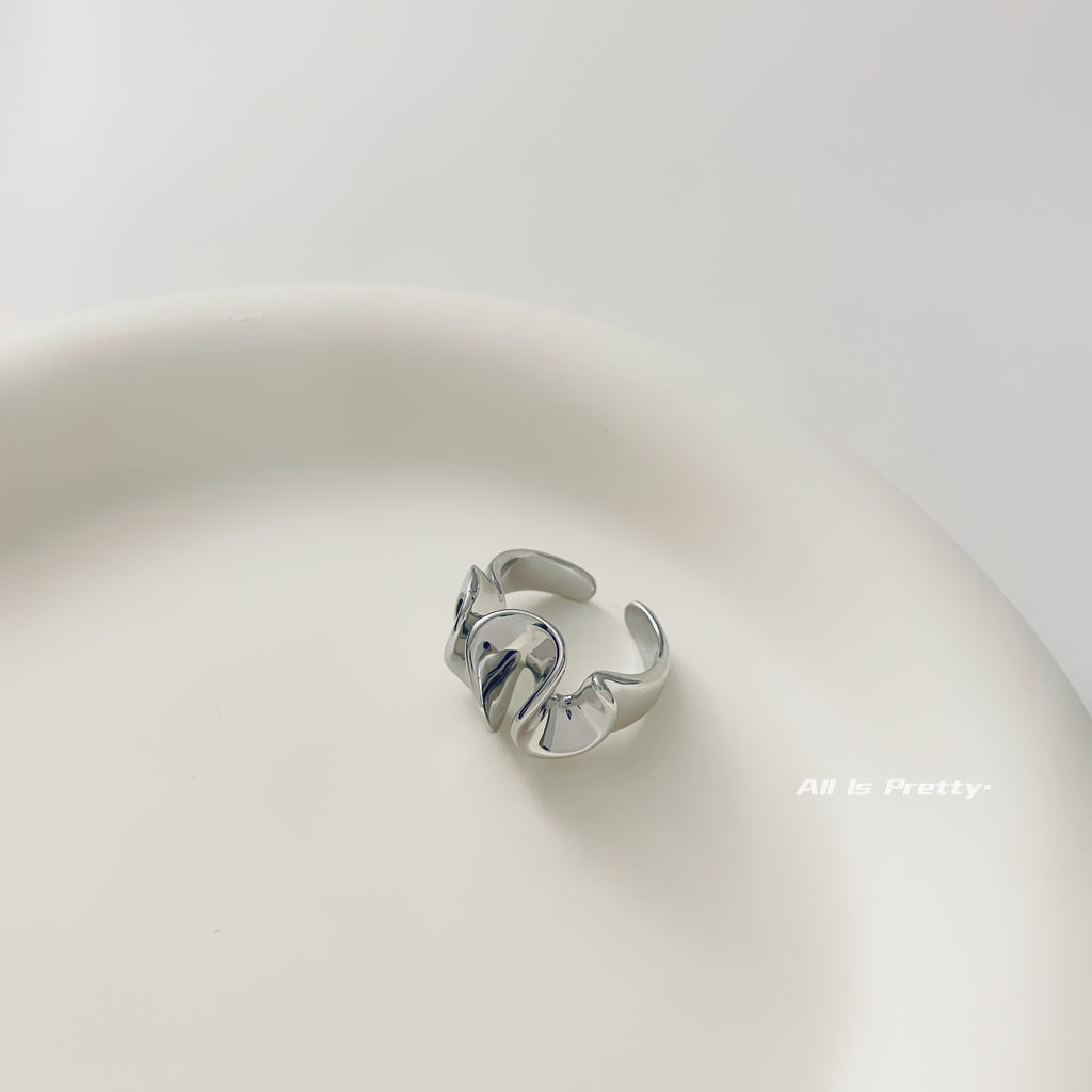Floral Gold Plated Ring