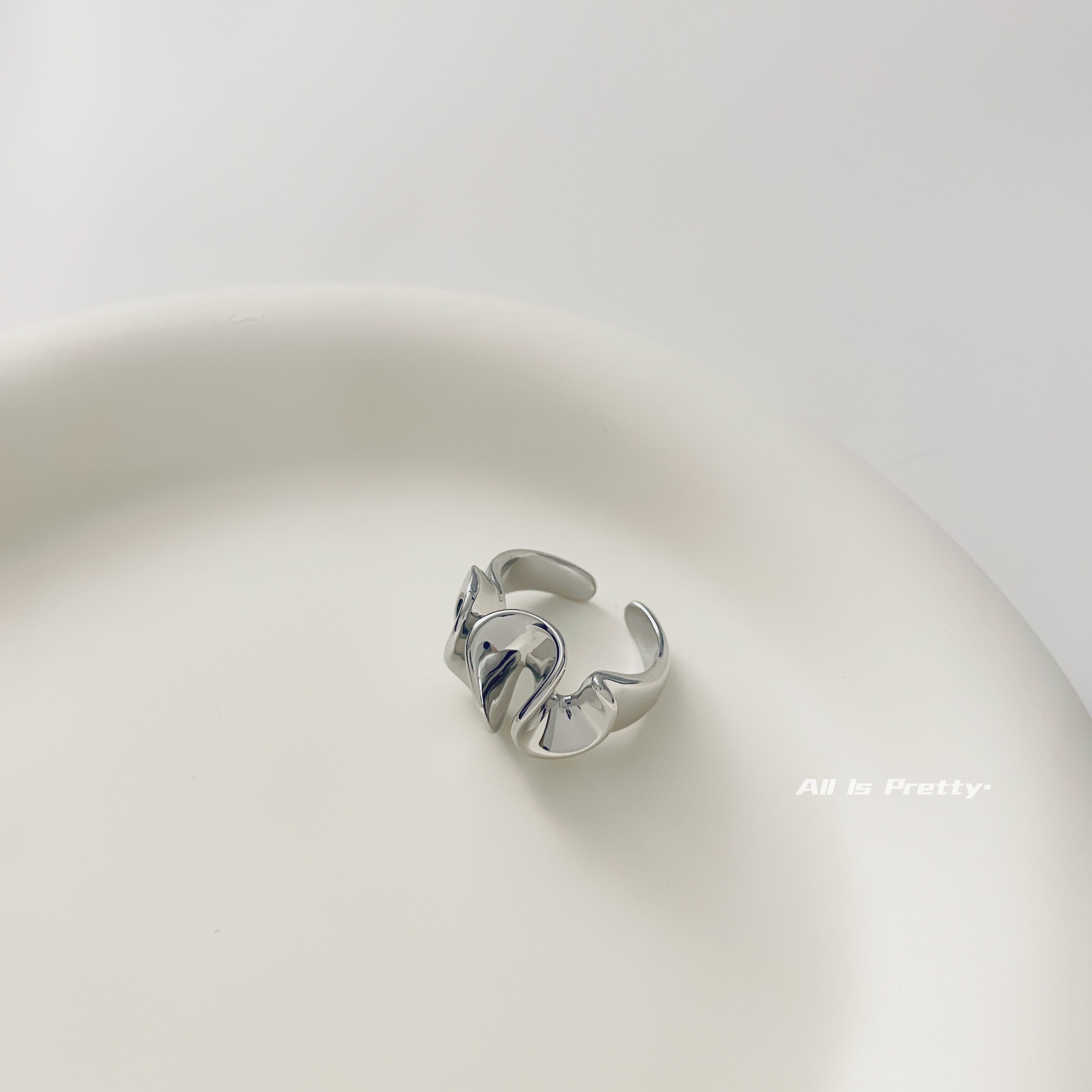 Floral Gold Plated Ring