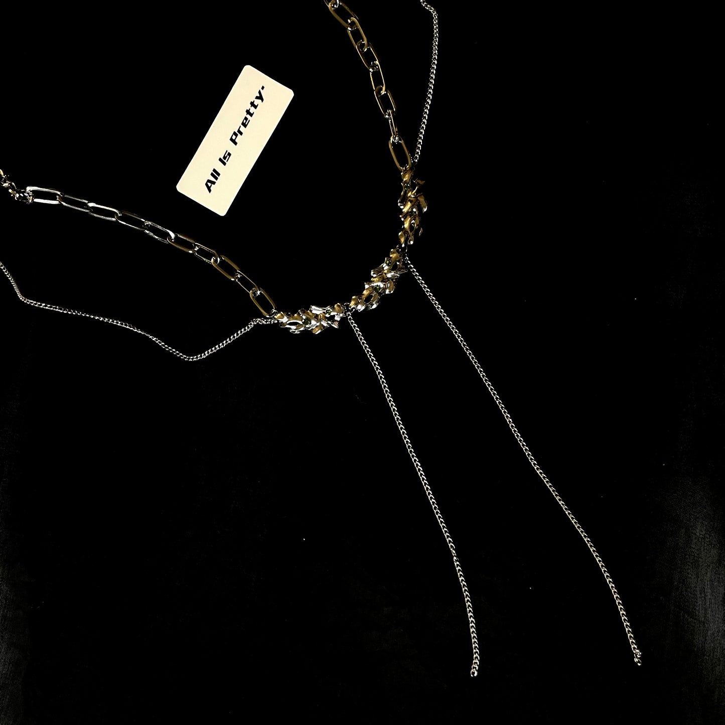 Multiple layered chain necklace