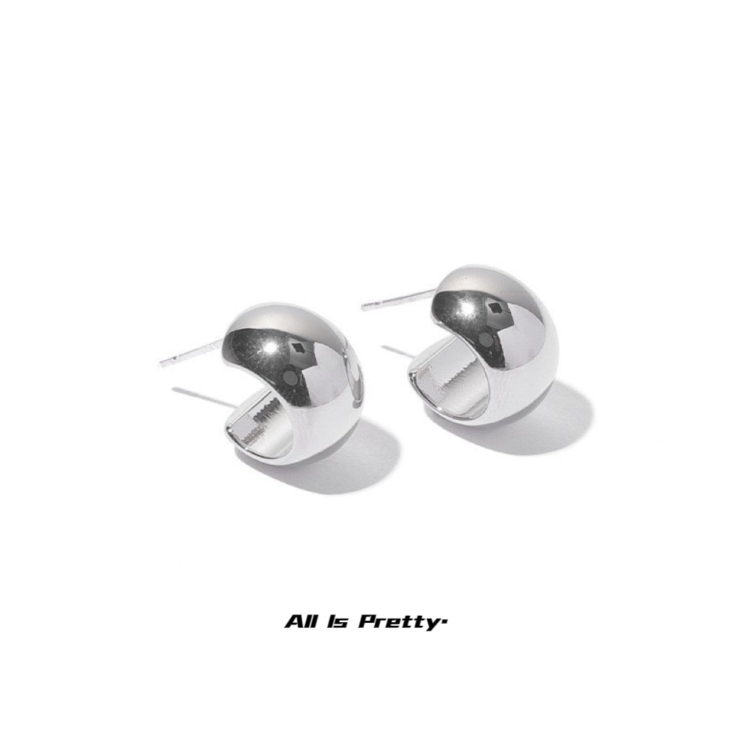 Tiny hoop earrings