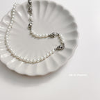 Pearl linked necklace