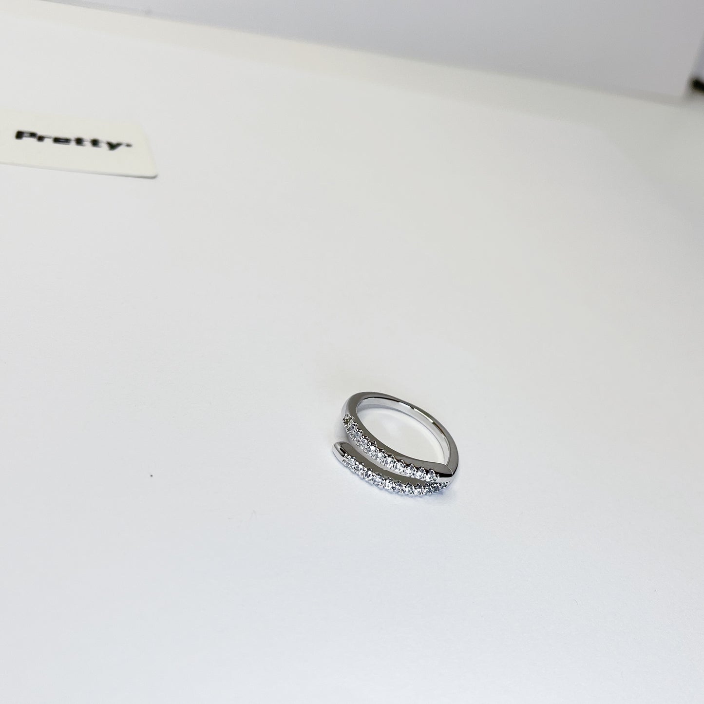 Crystal wrapped ring