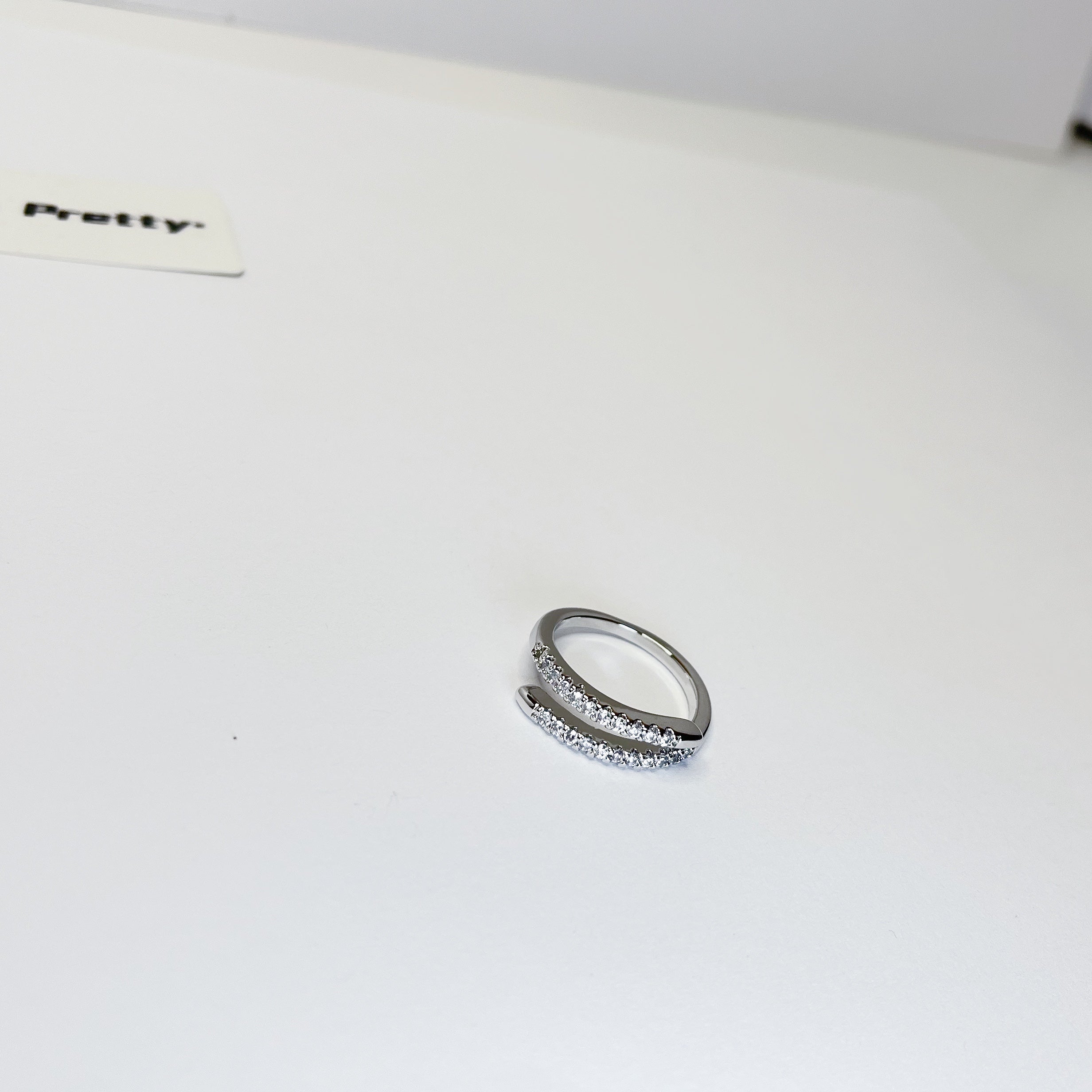 Crystal wrapped ring