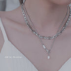 Flat Herringbone Chain Necklace