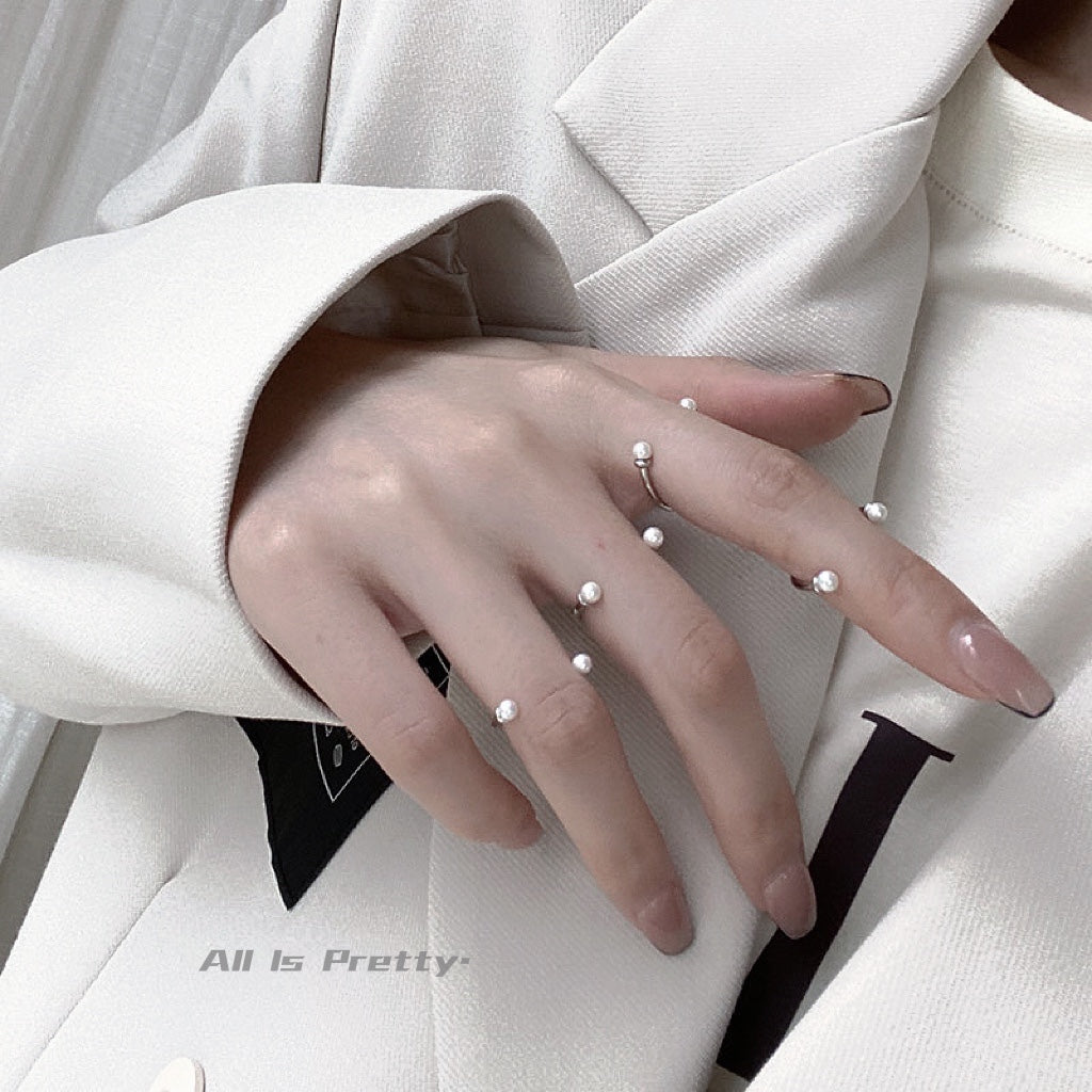 Pearl mini ring (tail ring)