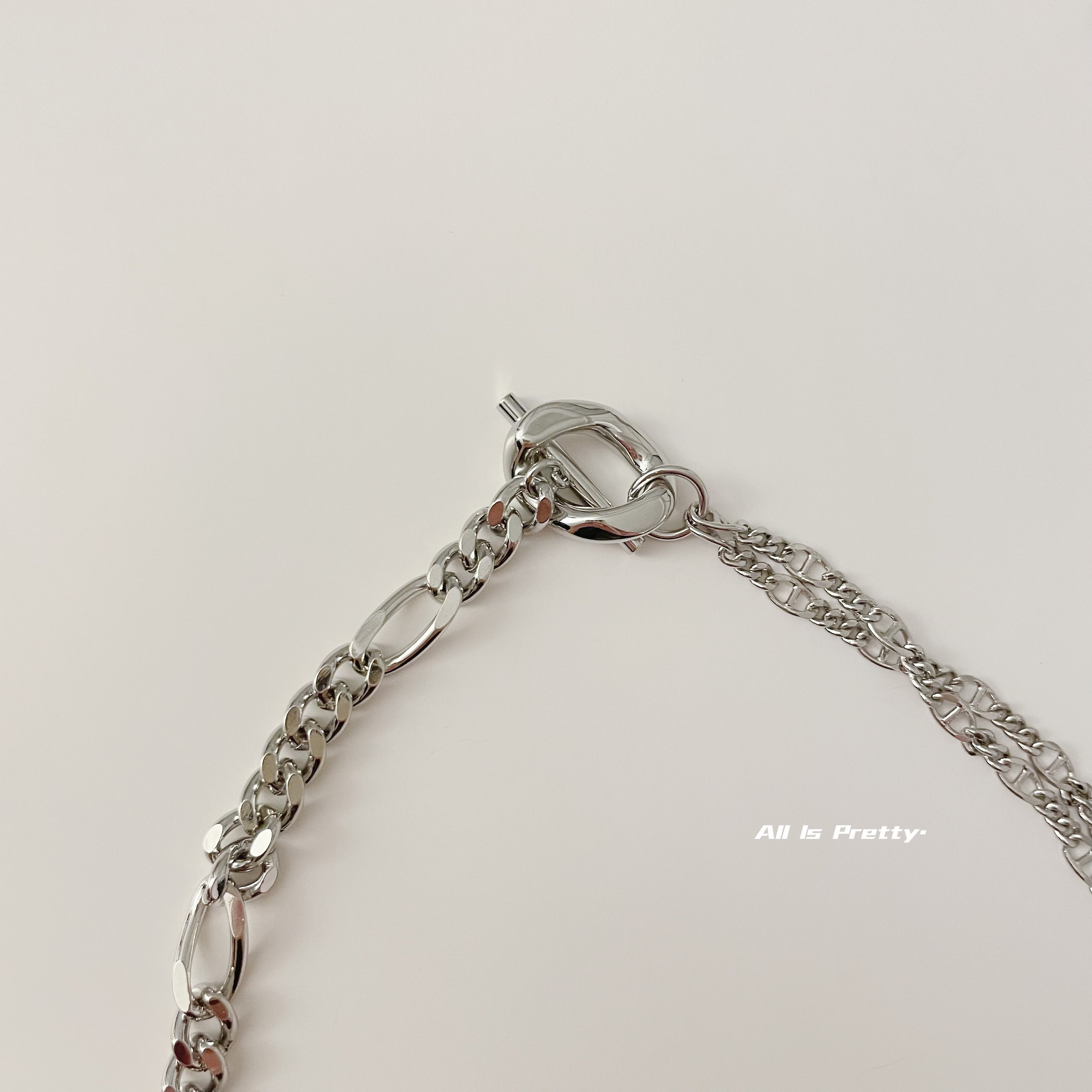 Multi layer chain necklace