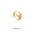 Hollow open ring