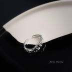 Textured open ring