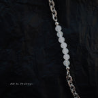 Crystal Pendant Chain Necklace