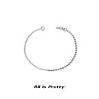 Unisex crystal chain necklace