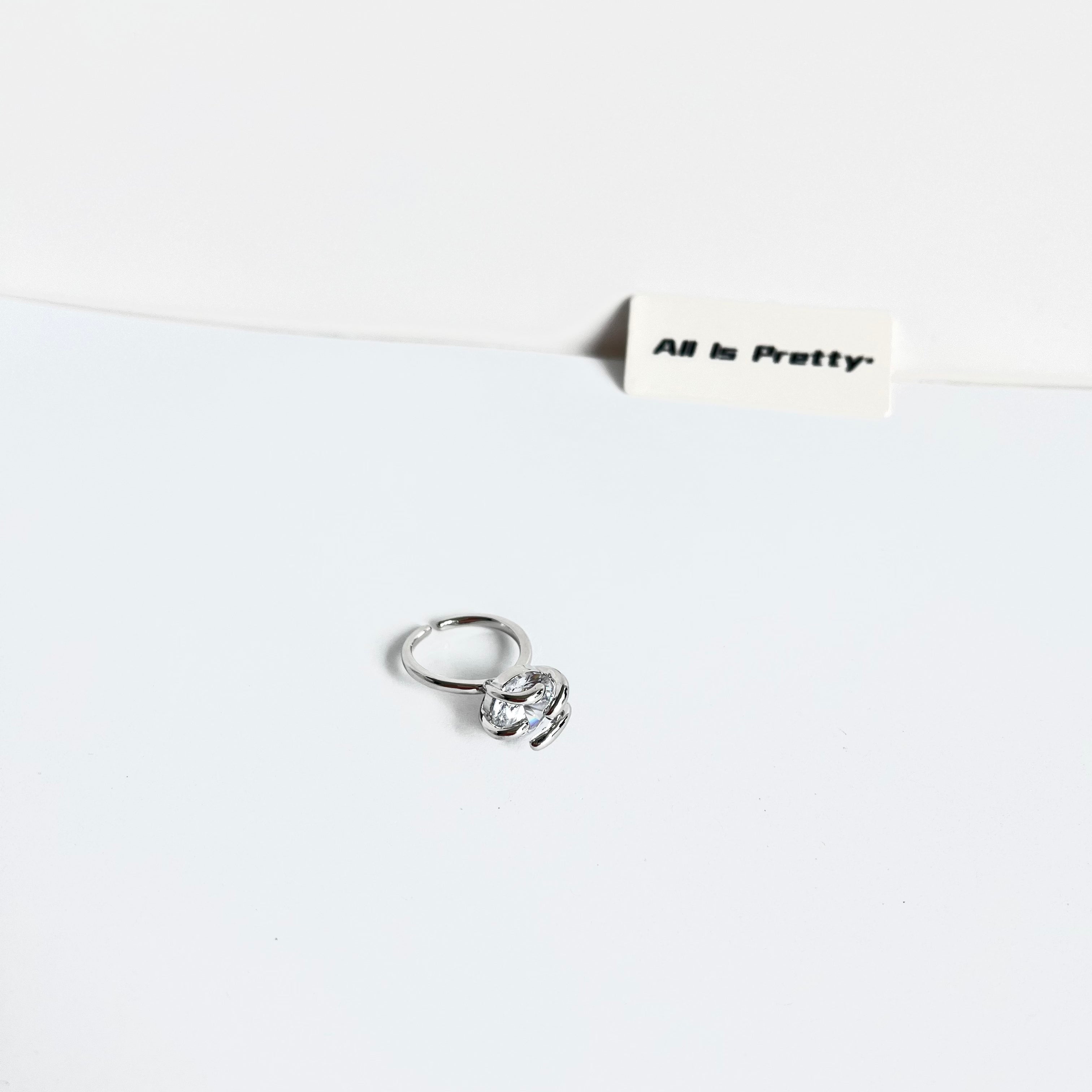 Crystal handmade ring