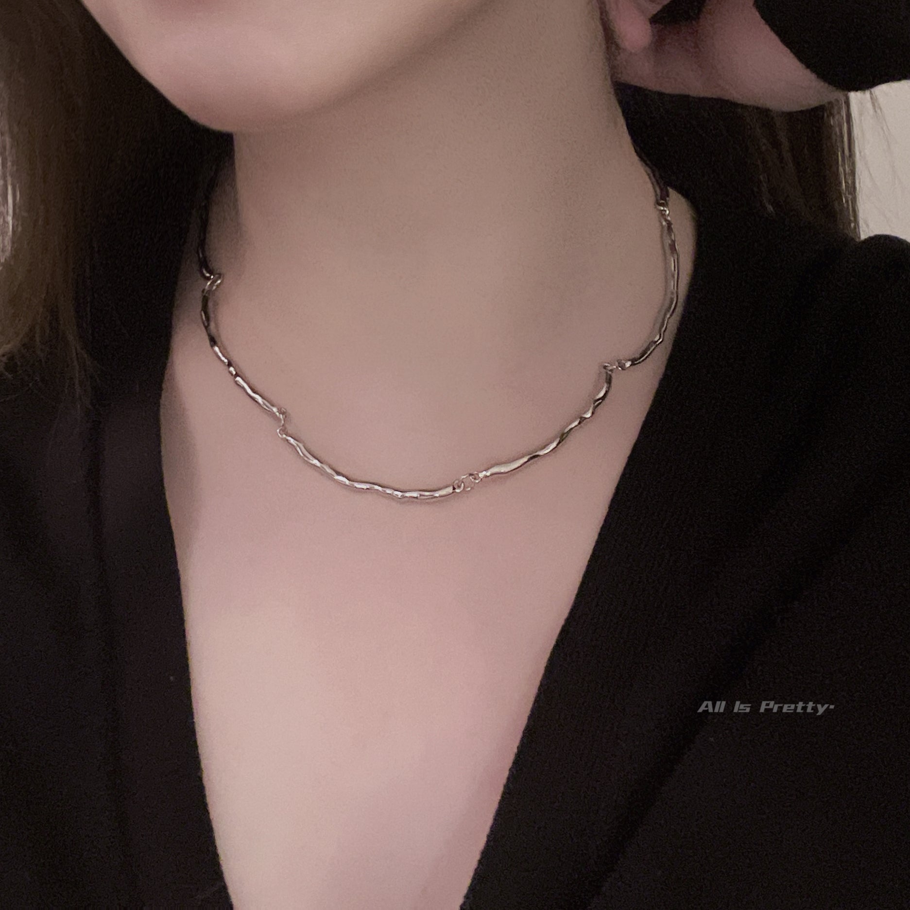 Wave Link Necklace