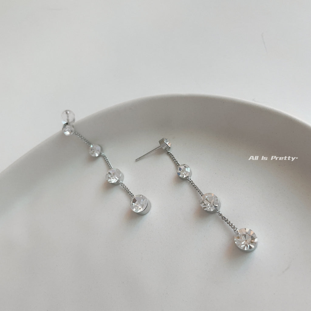 Teardrops crystal earrings