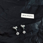 Gold plated drop earrings