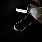 Minimalist sterling silver necklace