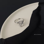 Crystal star ring