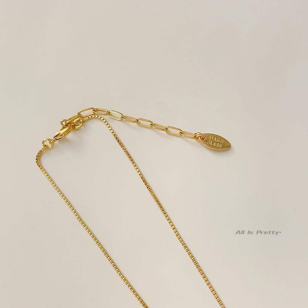 18k Gold-Plated Heart Pendant Necklace