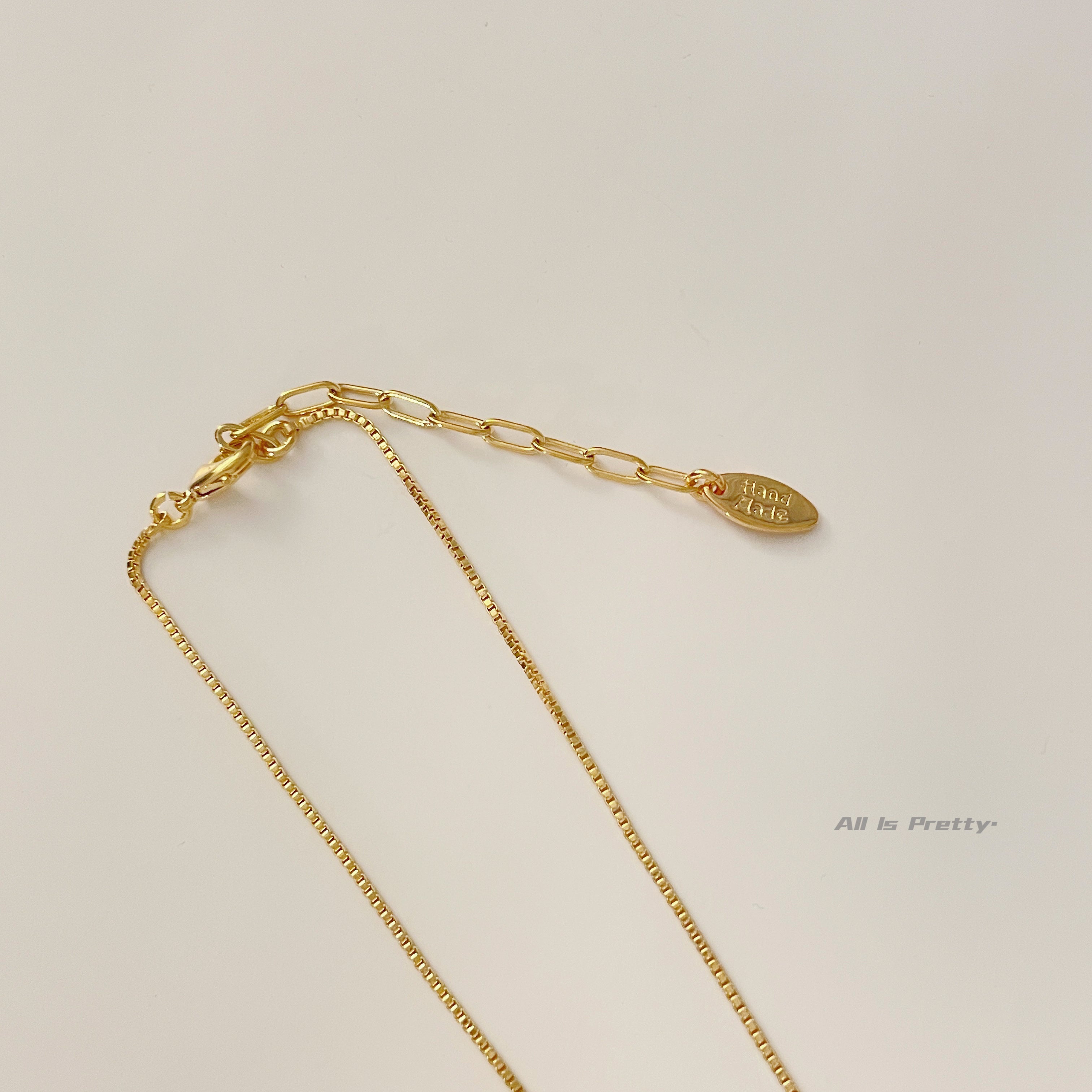 18k Gold-Plated Heart Pendant Necklace
